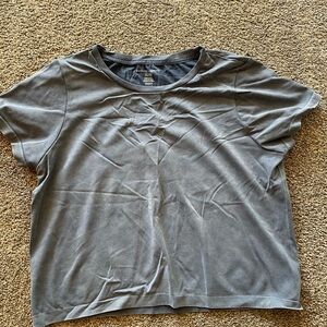 Casual Gray Short Sleeve Tee